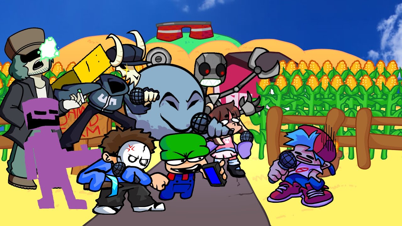 FNF - Blocked 3.0 but every turn another character sings it (Blocked but everyone sings it)