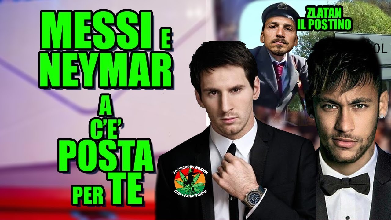 NEYMAR invita MESSI a C'È POSTA PER TE per fare pace