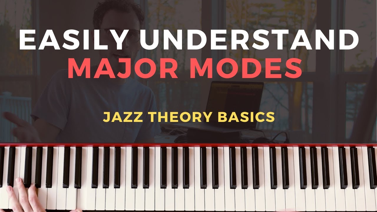 MAJOR MODES EASY TUTORIAL: Ionian, Dorian, Phrygian, Lydian, Mixolydian [MODAL JAZZ PIANO]