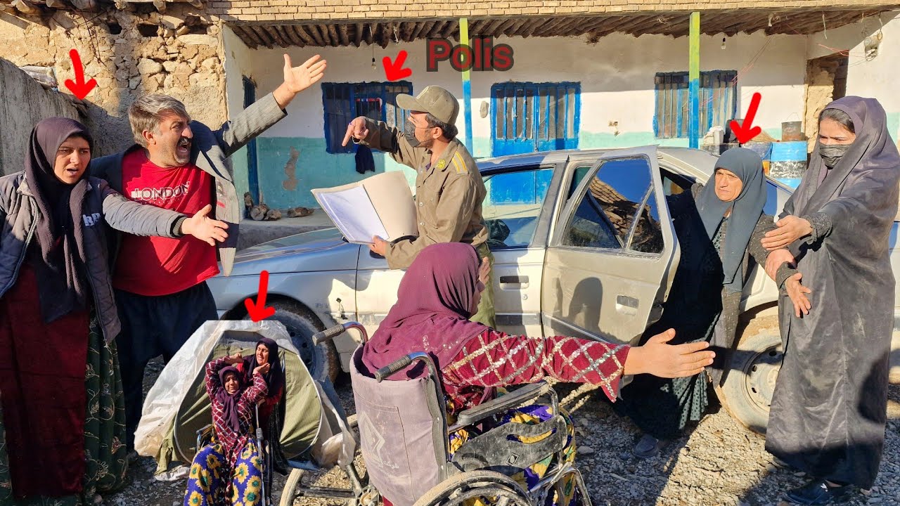 Aunt Zainab's release: The police arrive with Aunt Zainab and threaten Ali.