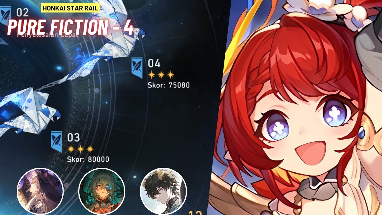 PF 4 - GAME PLAY TIM THE HERTA E0S0 Skor 35000 | Honkai Star Rail 3.8