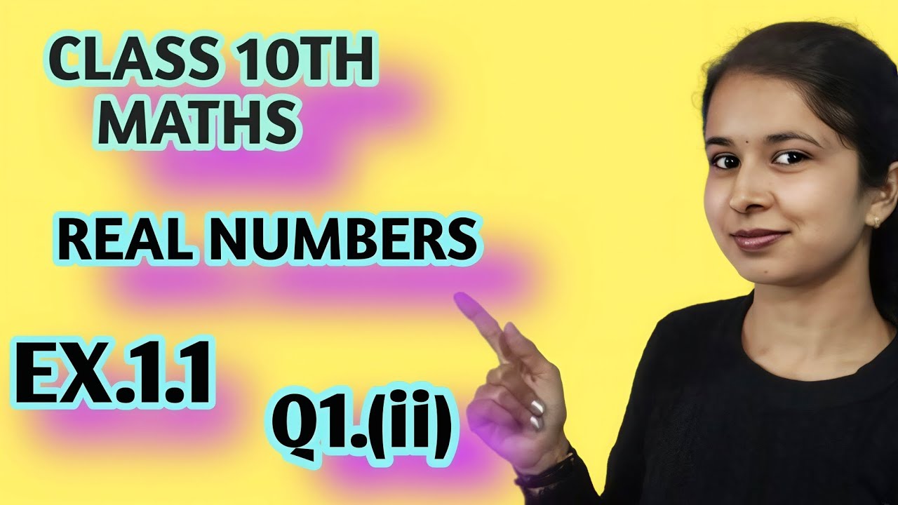 Class 10th maths Chapter 1 Real numbers Ex.1.1 Q1.(ii) #youtube #yt #maths #viral #theknowledgegain 