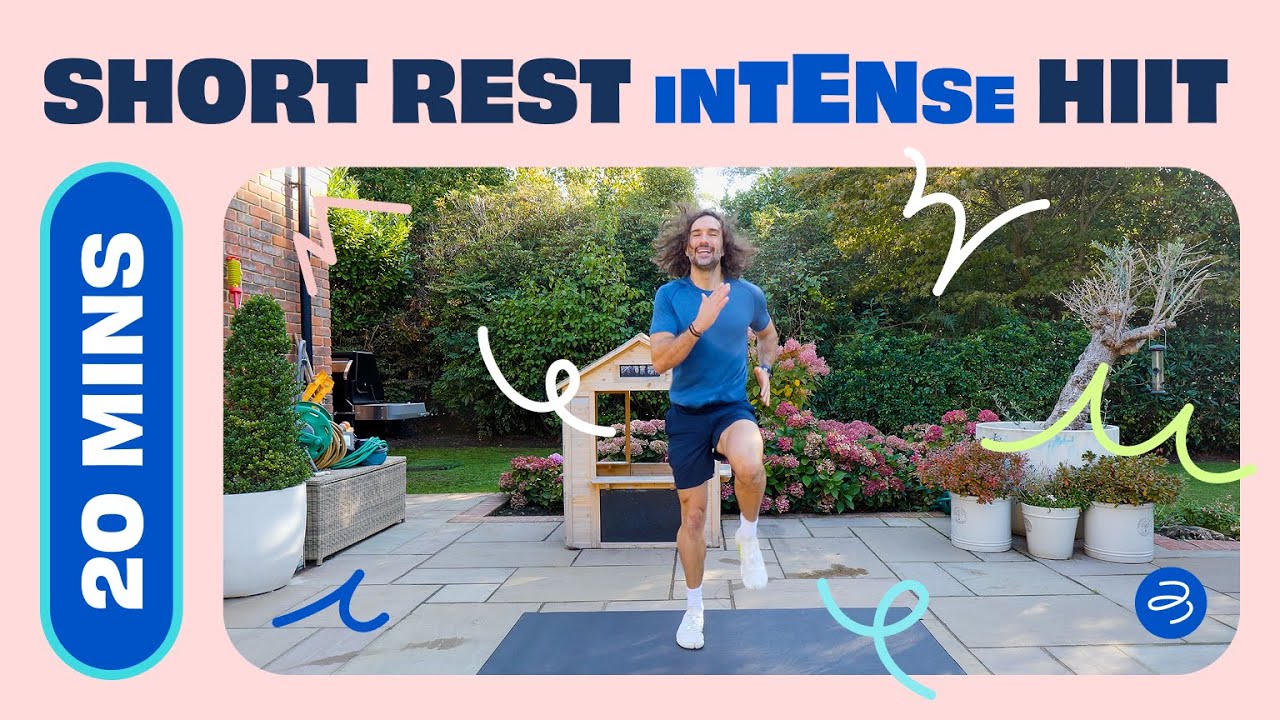 20 Minute SHORT REST Intense HIIT Workout | Joe Wicks Workouts