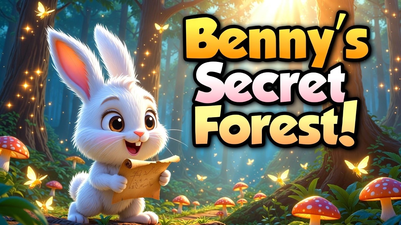 🐰 Benny the Brave Bunny and the Secret Forest Adventure 🌳✨