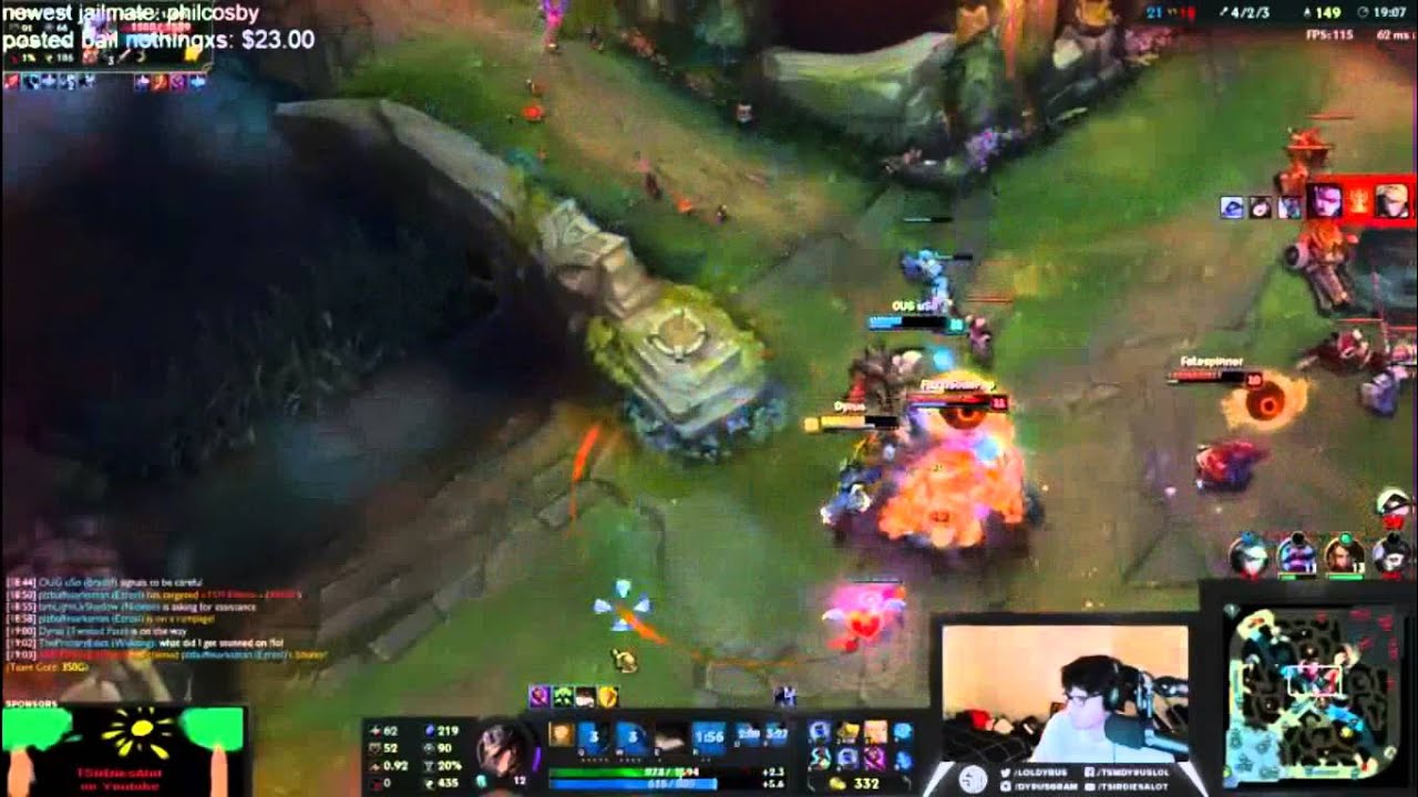 TSM Dyrus Stream 7/2/2016 Best Twisted Fate