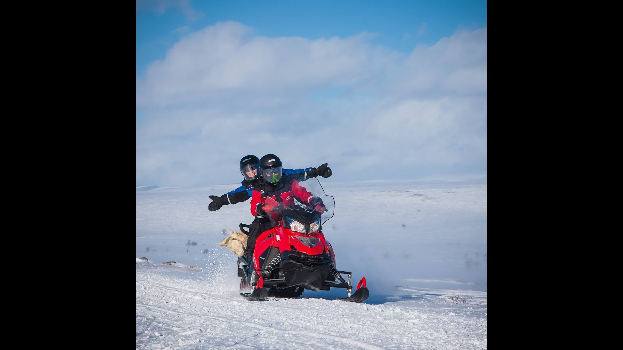 Snowmobiling in April with Gargia Lodge