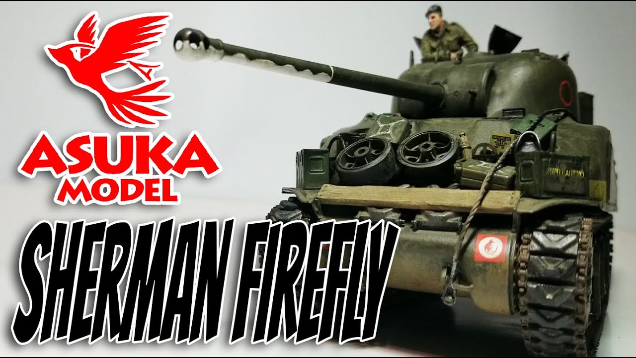 Обзор набора для сборки композитного корпуса Asuka Sherman Firefly в масштабе 1:35