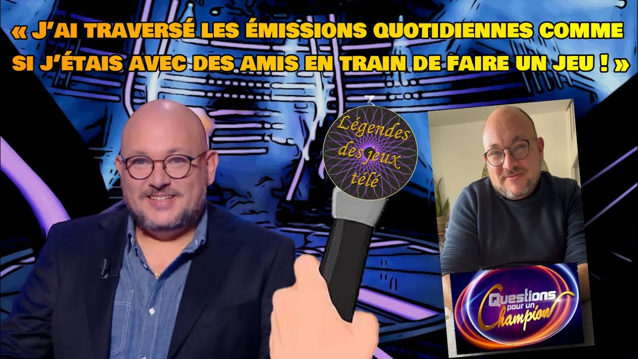 Bertrand revient en interview sur son beau parcours dans « questions pour un champion » ! 🎤🎥