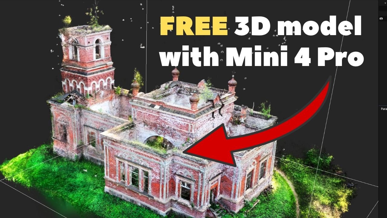 How I Made a 3D Church Model With a Tiny Drone for FREE