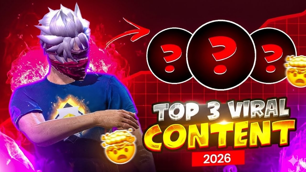 Top 3 Viral Channel Idea's 2026 ||Totally New Trending Contents For Gaming ||