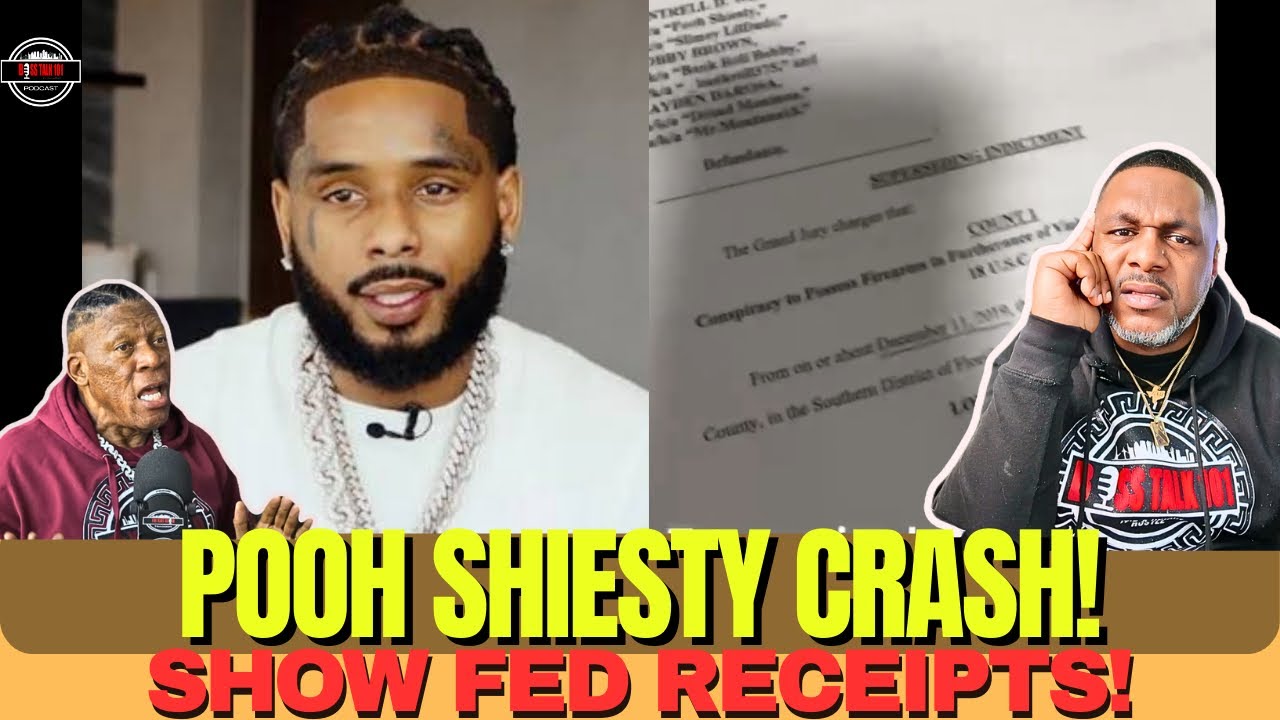 Pooh Shiesty Crash Out! Pulls Out Paper Work For His Federal G*N🔫 Case!