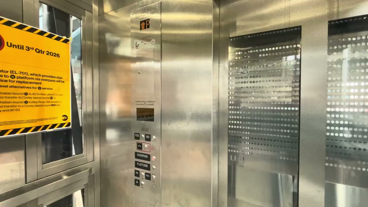 Elevator at CI-Stillwell Av (Overpass to West End platform)