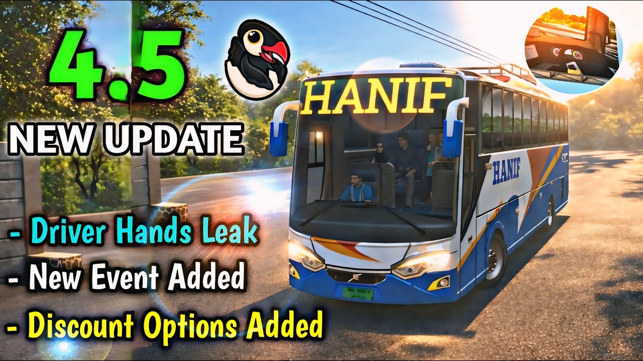 Новое масштабное обновление 4.5 | Добавлены новые функции! Bus Simulator Indonesia | BusGame