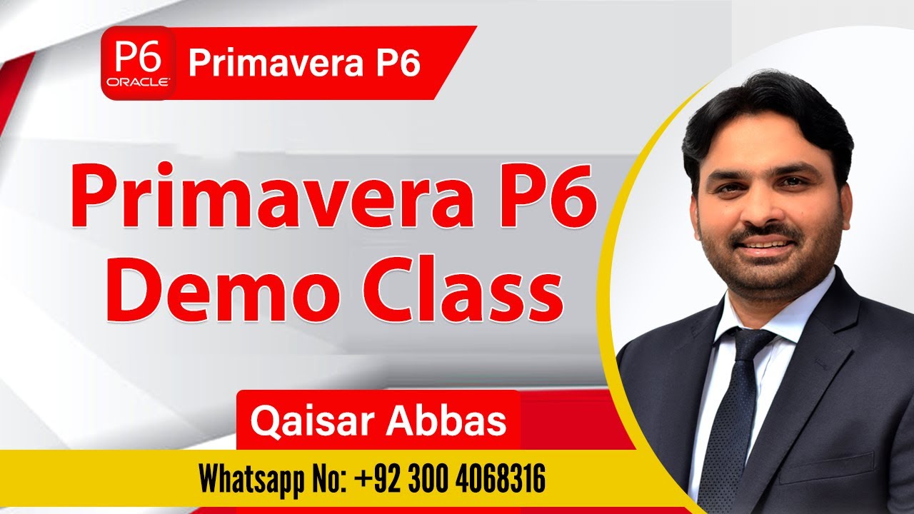 Primavera P6 Project Management Training I Project Planning & Control I Primavera P6