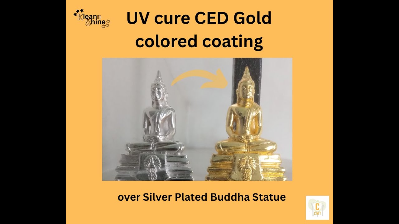 Gold E-Coating with UV Curing | Cathodic Electrodeposition Demo