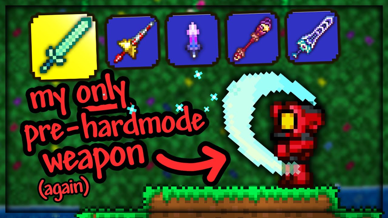 Beating Terraria Master Mode with ONLY 