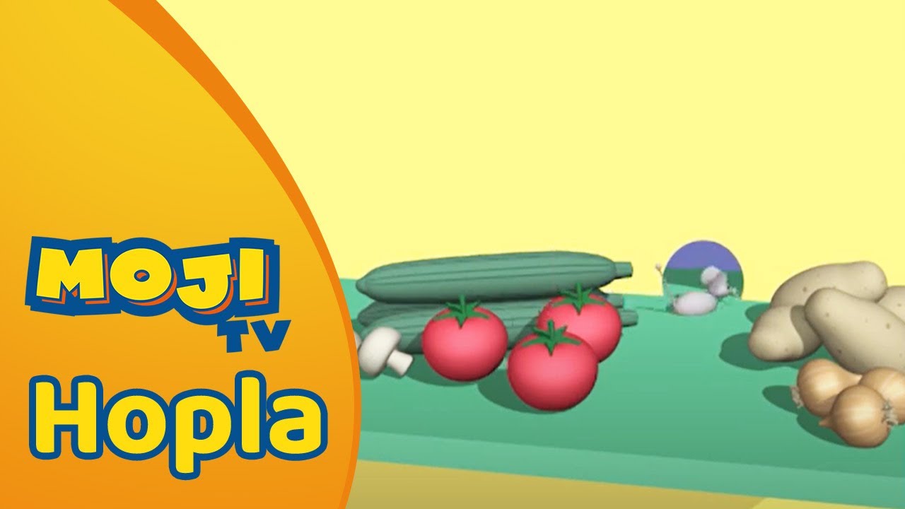 EEN MUIS BIJ DE GROENTEN 🐁 | HOPLA 🐇 | Nederlandse Kinderseries | MojiTV
