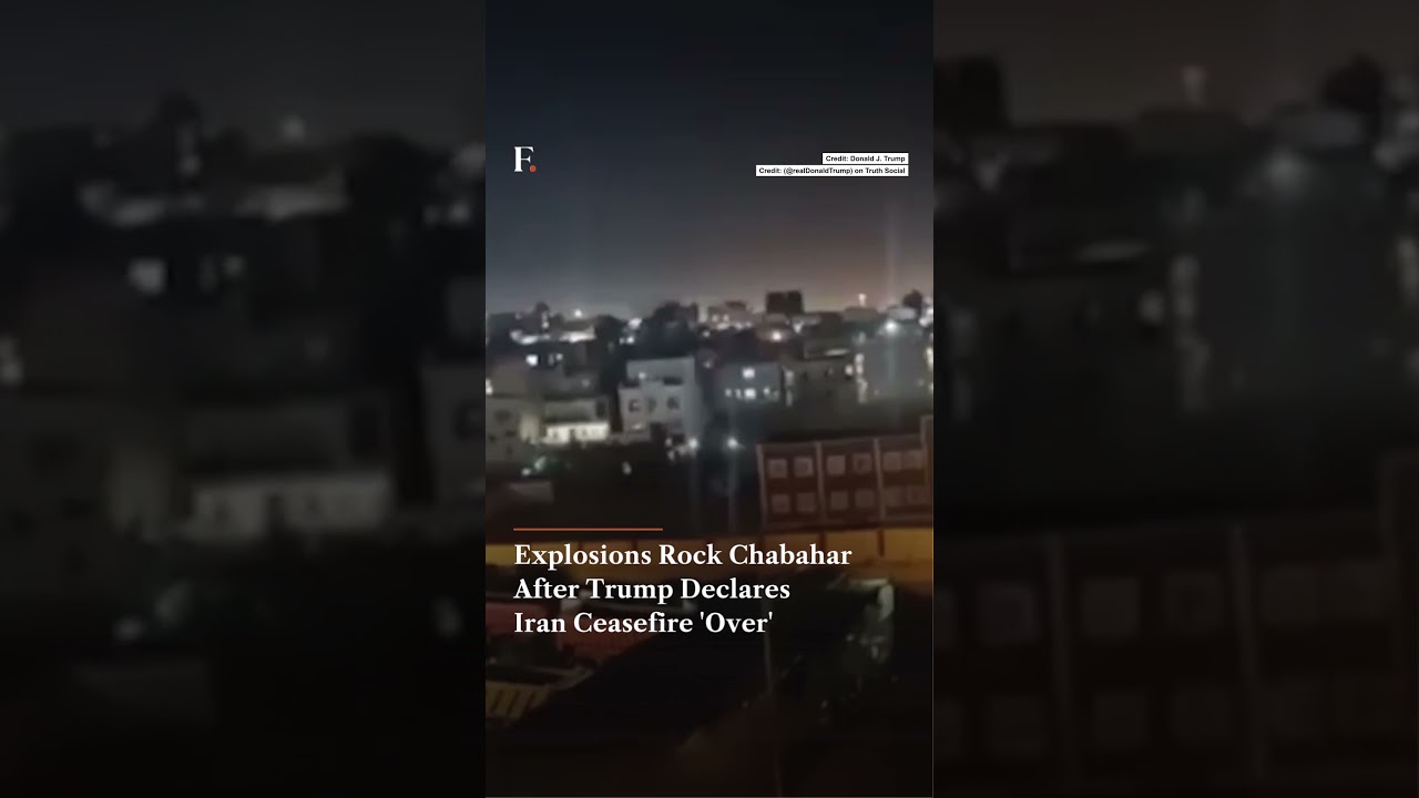 Explosions Rock Chabahar After Trump Declares Iran Ceasefire 'Over' | N18G