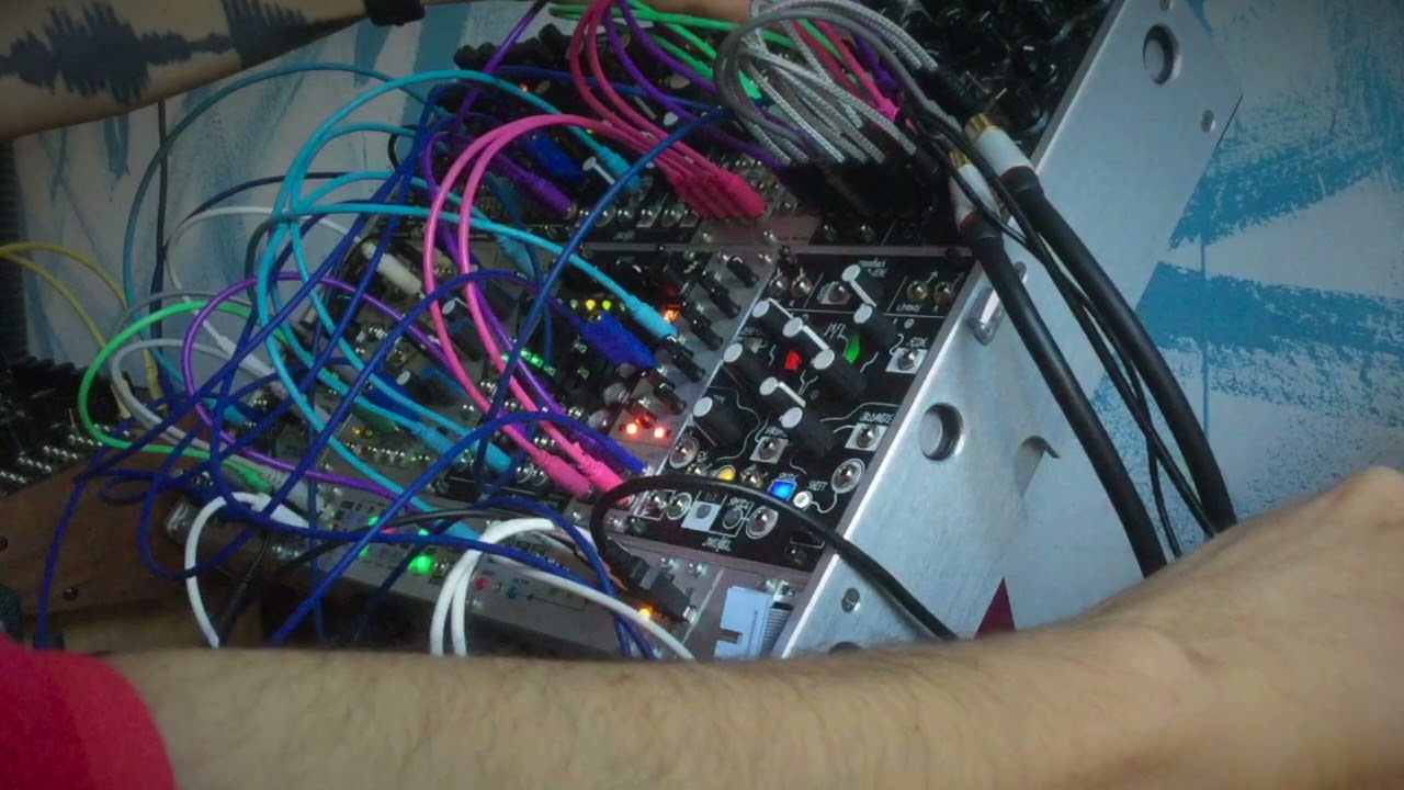 Mutable Instruments Plaits as a jew-harp, Clouds as a frost generator