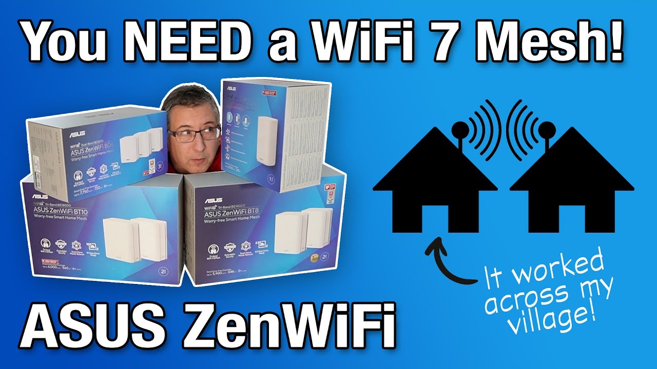 Почему вам НУЖЕН WiFi 7 Mesh! ASUS ZenWiFi подключается по всей моей деревне!