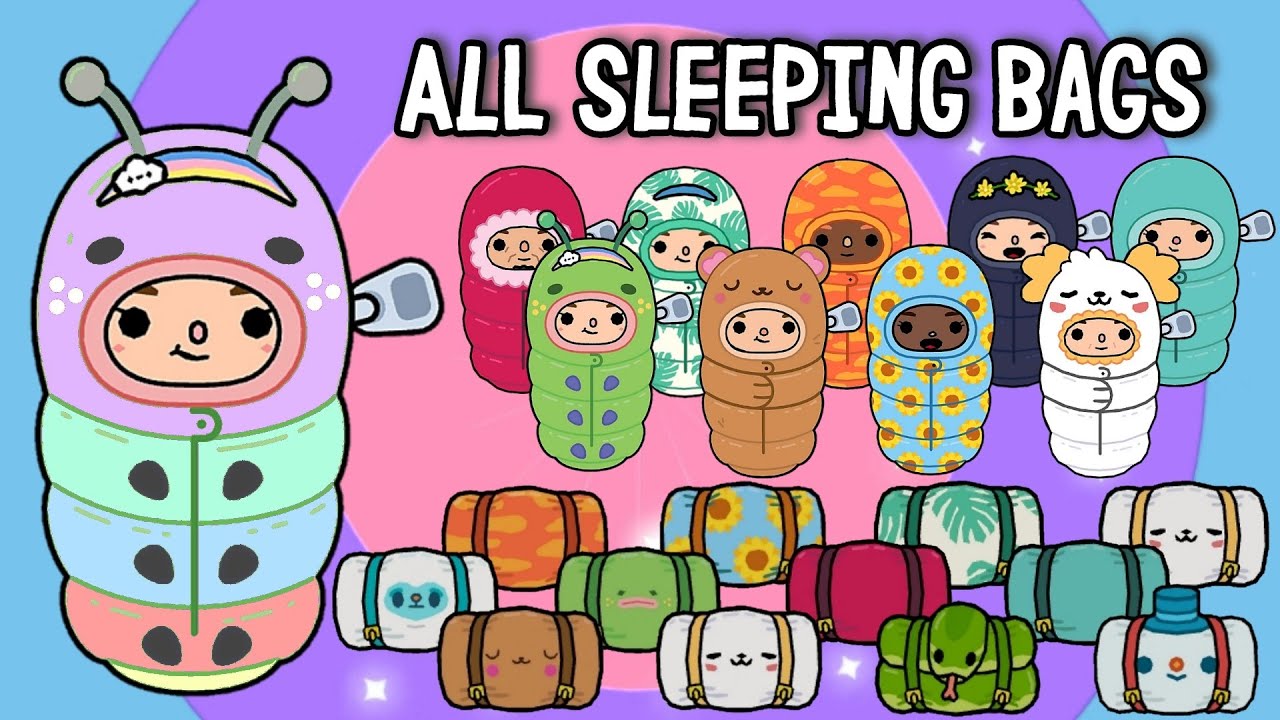 ALL SLEEPING BAGS in TOCA LIFE WORLD | TOCA BOCA | NecoLawPie
