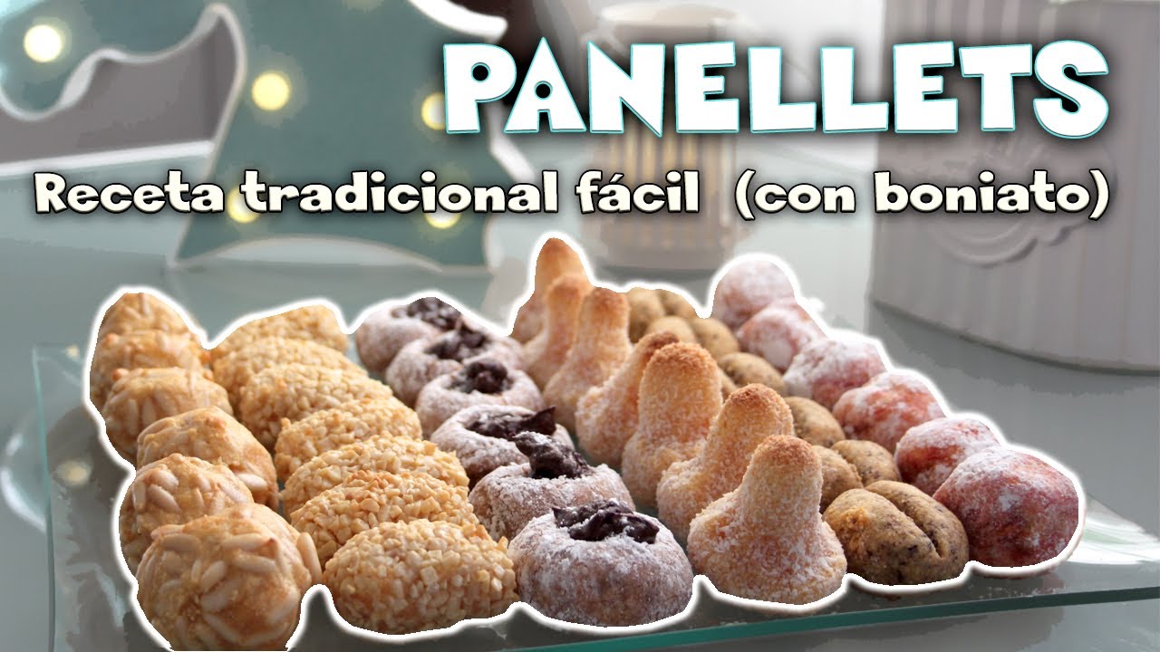 PANELLETS RECETA FÁCIL 2025,  hacer panellets PASO A PASO receta tradicional con boniato