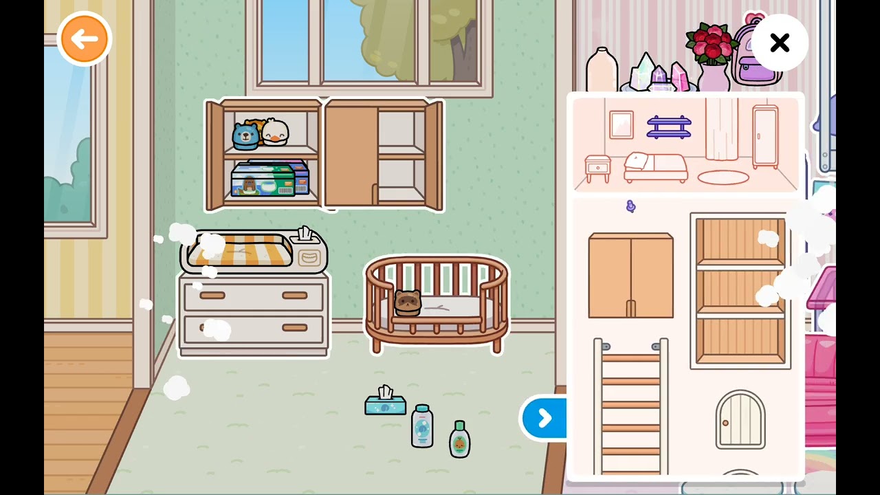 Redecorateing the 2nd floor in toca boca.