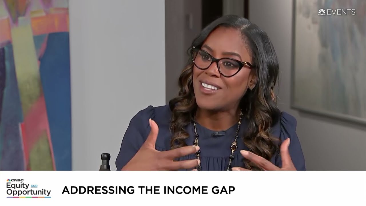 Thasunda Brown Duckett talks about Closing the Racial Retirement Gap at CNBC Equity and Opportunity