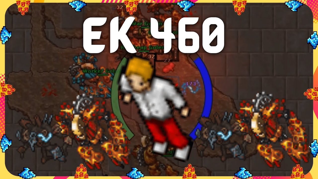 [TIBIA] - GUIA DE EK HUNT CATACOMBS GOLEMS | 2KK/H RAW XP E PROFIT 700K/H LEVEL 300+