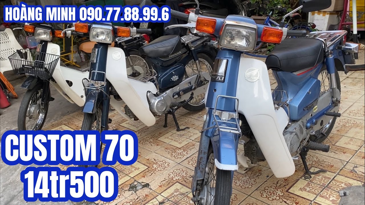 Đã bán 16/11/2024 HOÀNG MINH BÁN XE CUSTOM 70 GIÁ 14tr500 📲 090.77.88.99.6
