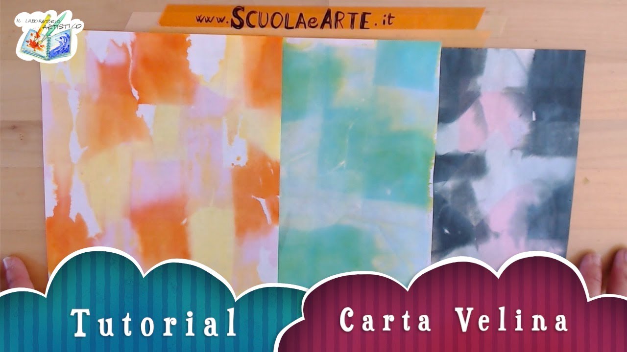 Tutorial: colorare con la carta velina