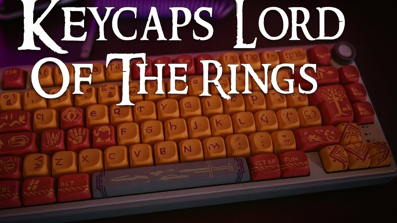 LAS KEYCAPS DEFINITIVAS DEL SE&Ntilde;OR DE LOS ANILLOS - La comunidad del pixel