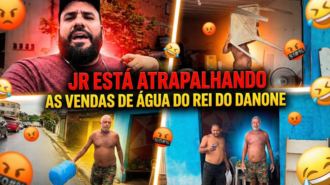 REI DO DANONE PERDE O CONTROLE E JOGA AS COISAS EM JR🤣 | FAMILIA DANONEIRA