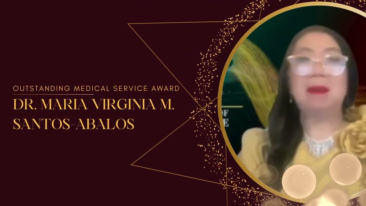 2024 UPMAS Outstanding Medical Service Award: Dr. MARIA VIRGINIA SANTOS-ABALOS