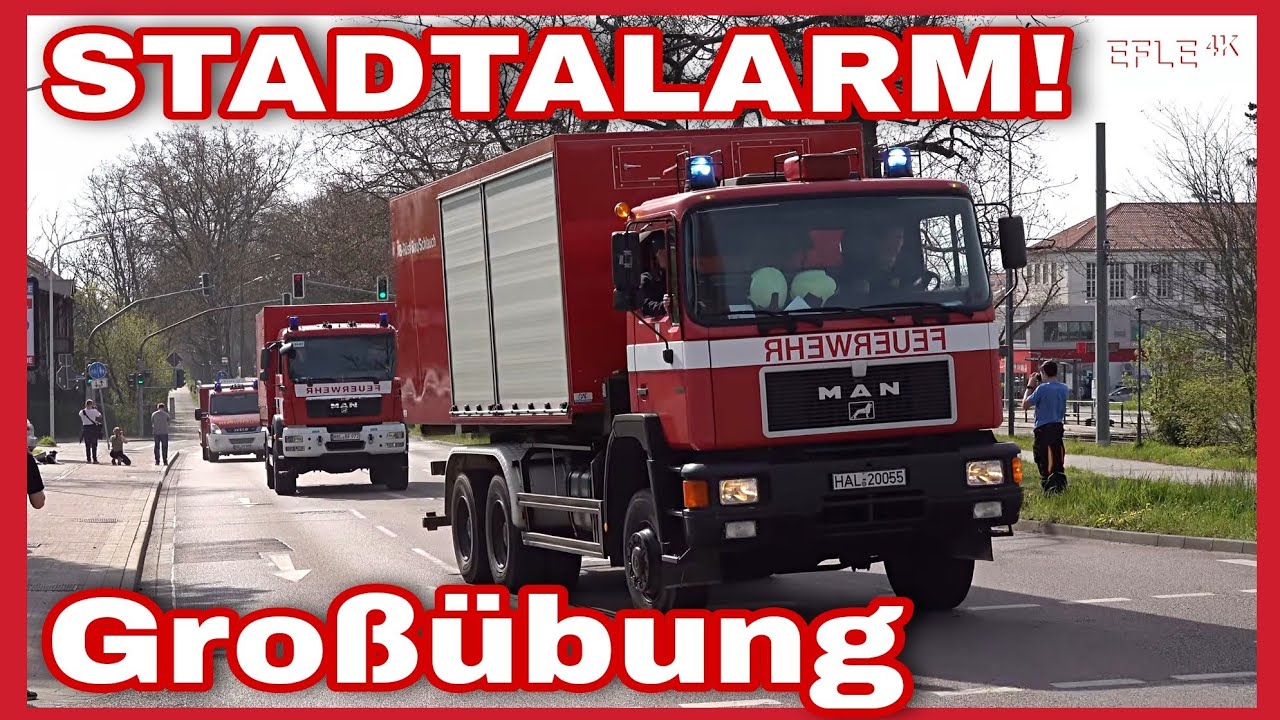 ⚠️40 VERLETZTE BEI WALDBRAND IN DÖLAUER HEIDE🔥Großübung in Halle (Saale)🚨Einsatzfahrten🚒🚑