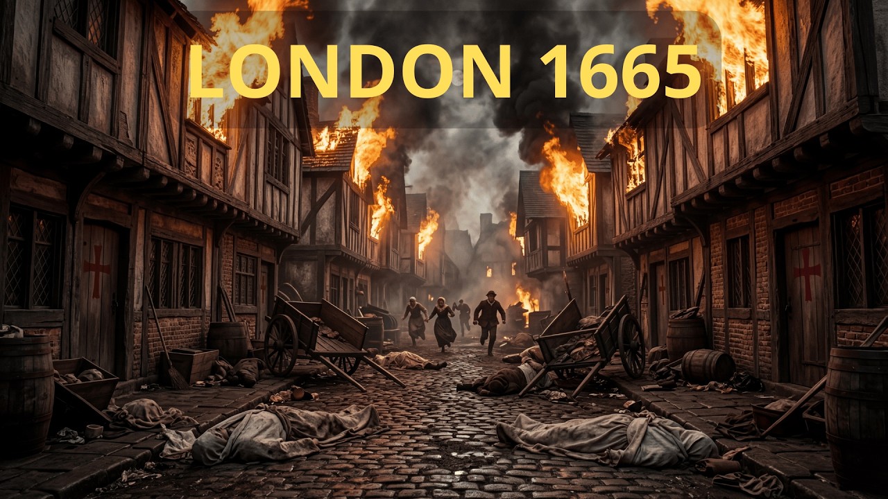 London 1665: The Great Plague & Great Fire | AI Reconstruction of a City in Hell