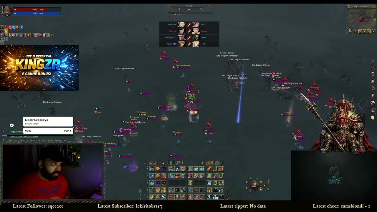 MassPvP Servidor Zgaming - WarTag vs NextStage - 27/02 - Lineage 2 Essence