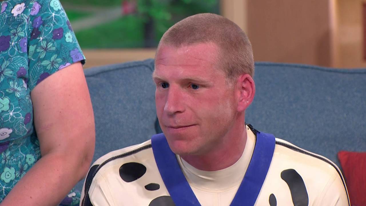 The Human Puppy Reveals His Face | This Morning