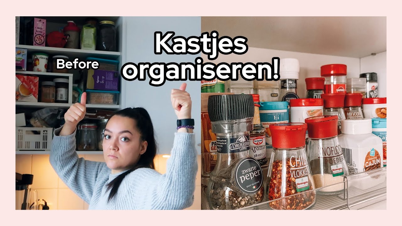 It’s time: eindelijk mijn keukenkastjes organiseren! Superfoods, potten & tof kruidenrek