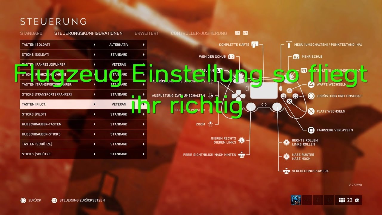 Meine Flugzeugsteuerung in Battlefield 5 [PS4 Guide]
