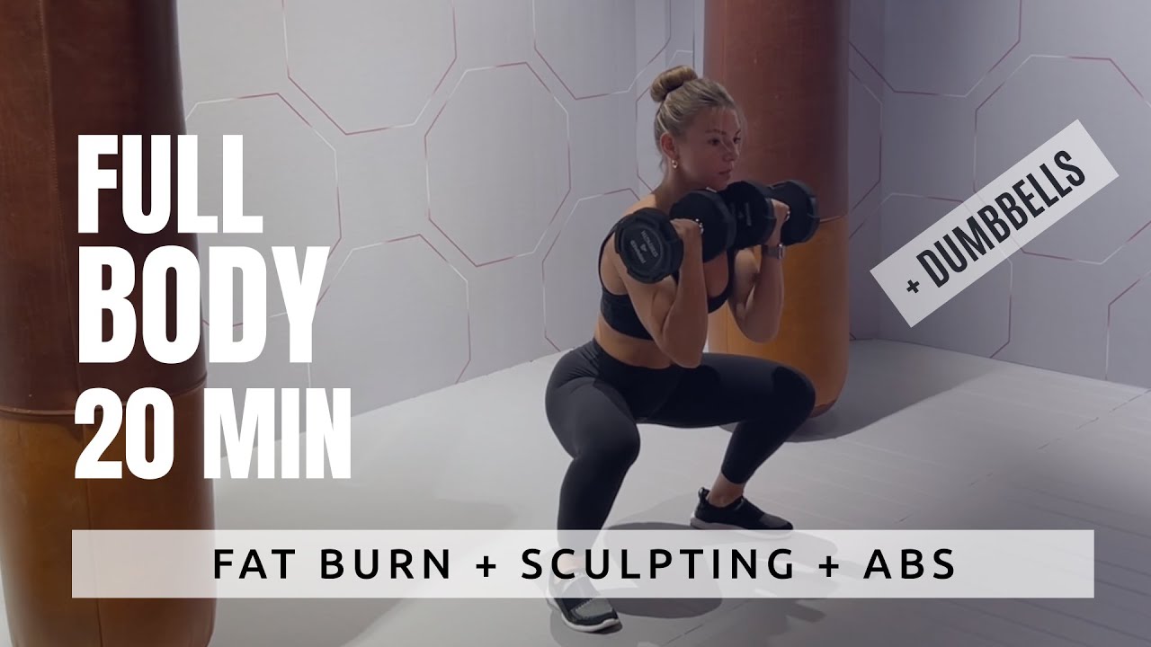 20 Minutes to Total Body Transformation! Fat Burning Full Body Workout with Dumbbells 💪