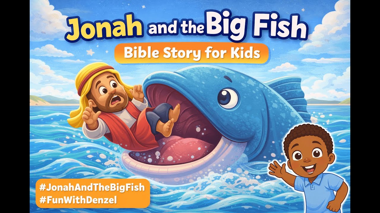 Jonah and the Big Fish Bible Story 🐳 | Kids Christian Animation