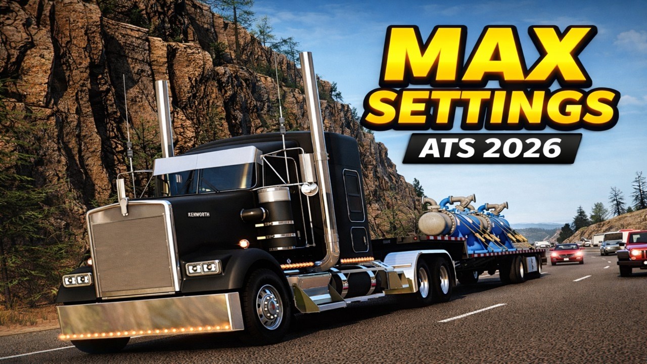 American Truck Simulator Ultra Graphics 2026 | RTX 4080 Max Settings Gameplay