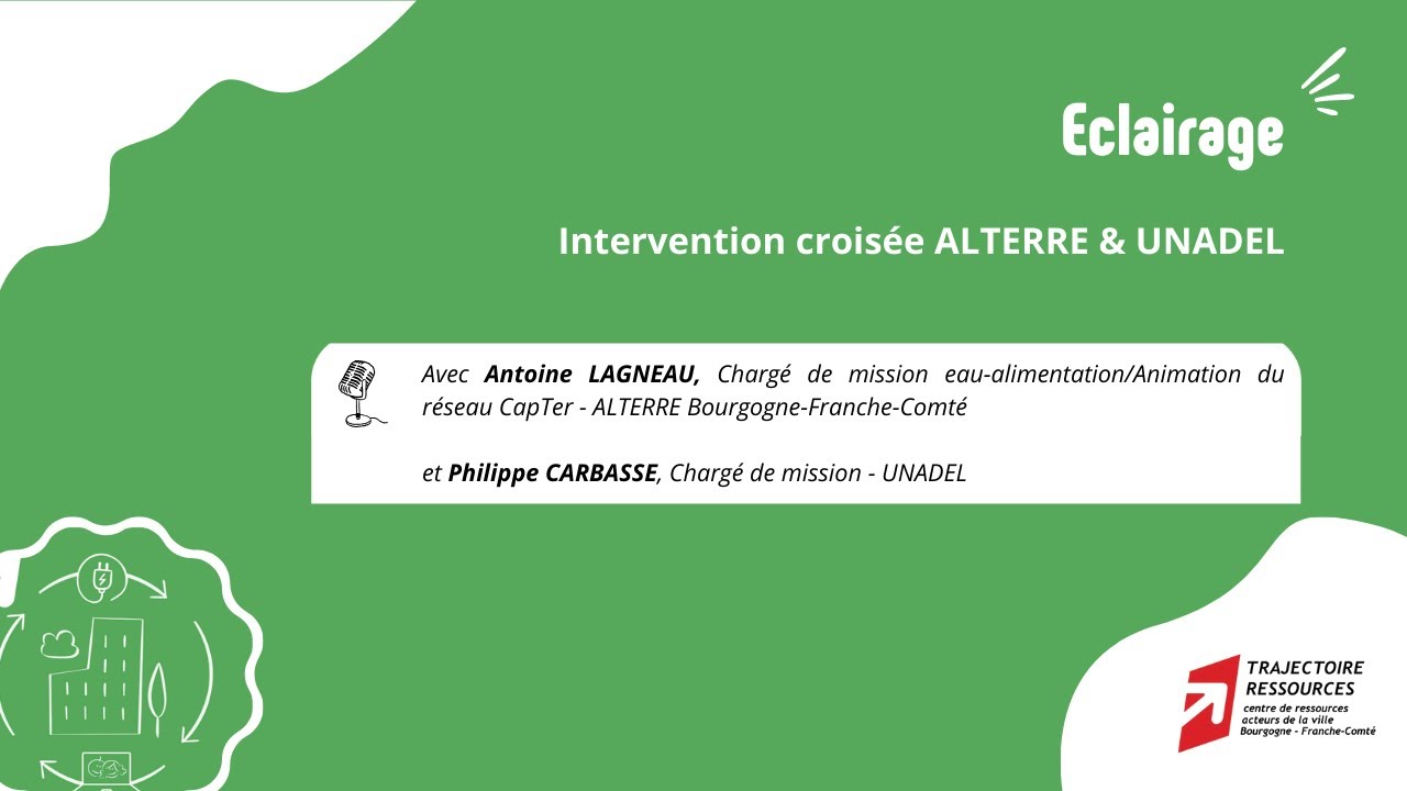 Éclairage - Intervention d'ALTERRE Bourgogne-Franche-Comté et l'UNADEL