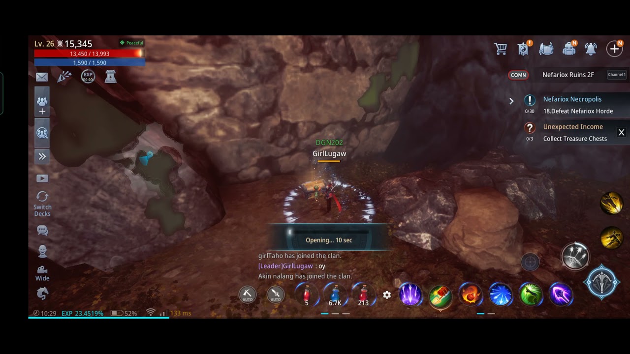 COLLECT TREASURE CHEST Mir4