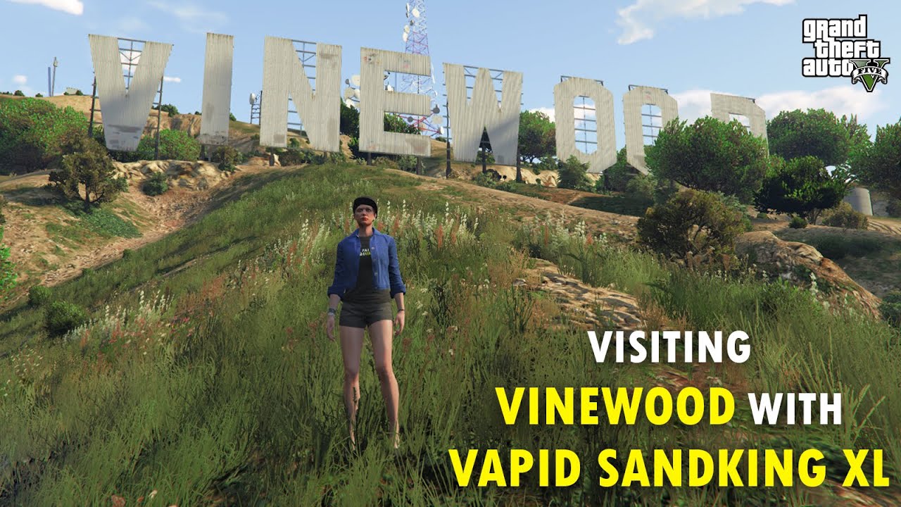 Visiting Vinewood Hill with Vapid Sandking XL | Off-road Drive in GTA 5 | Grand Theft Auto V Online