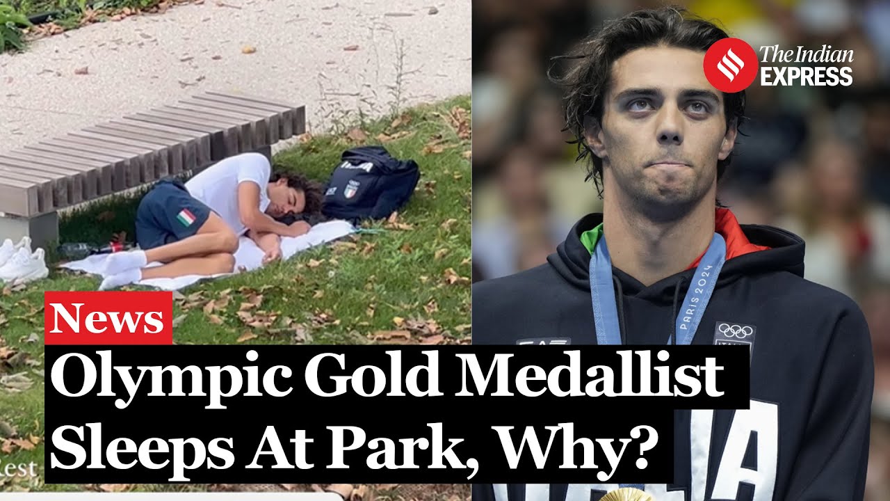 Paris Olympics 2024: Conditions Are So Bad That Italian Swimmer Thomas Ceccon Has To Sleep At Park