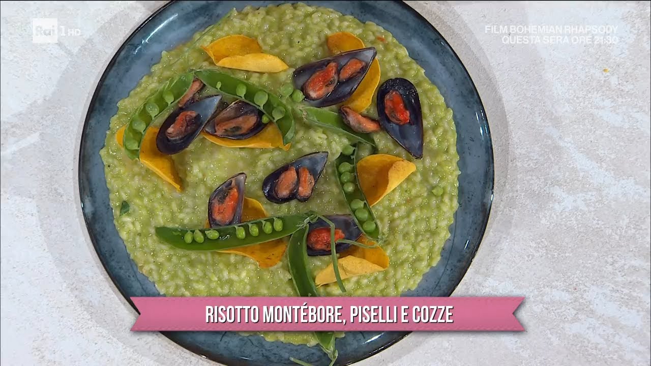 Risotto Montébore, piselli e cozze - È sempre mezzogiorno - 01/03/2023