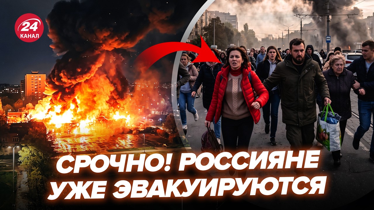 🔥В ЭТИ ЧАСЫ! ПРЯМО ПОСЛЕ АТАКИ ВСУ &ndash; россияне БЕГУТ (ВИДЕО). ВЗРЫВЫ по всей РФ