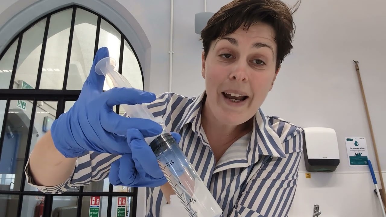 Collecting syringe filtered samples